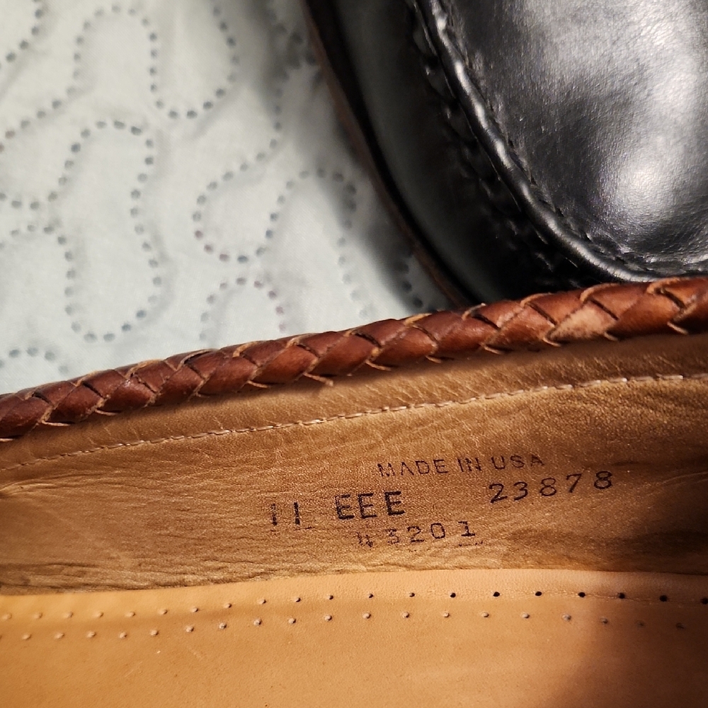 Allen Edmonds Black and Brown Loafers - Picture 2 of 8